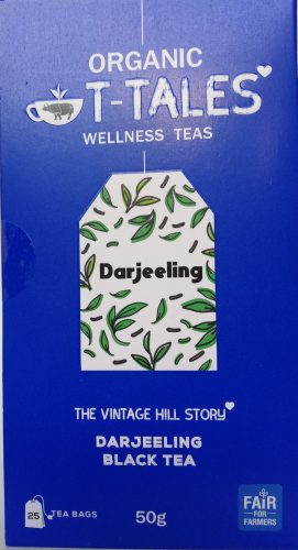 Darjeeling filteres fekete tea T-Tales Organic 25x2g