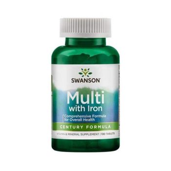   Swanson Just One Complete Multi with Iron (Multivitamin vassal) 130db tabl.