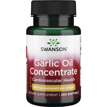   Swanson Garlic Oil Cocentrate (Fokhagyma olaj koncentrátum) 500mg 250 kapszula