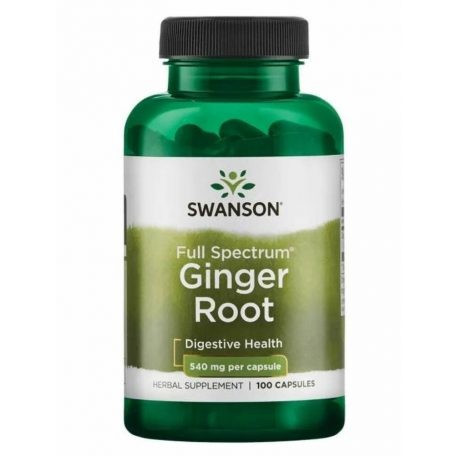 Swanson Ginger Root (Gyömbér gyökér) 540 mg 100 kapszula