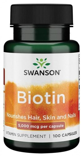 Swanson BIOTIN 5000mcg 100 kapszula