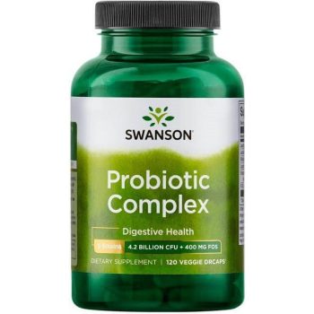   Swanson Probiotic Complex 120 kapszula 5 törzs + 4,2 milliárd CFU + 400mg FOS