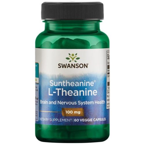 Swanson Suntheanine L-teanin 100mg 60 növényi kapszula