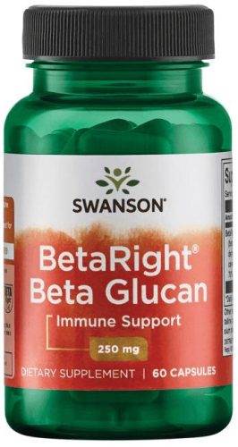 Swanson Beta Glucan 250mg 60 kapszula