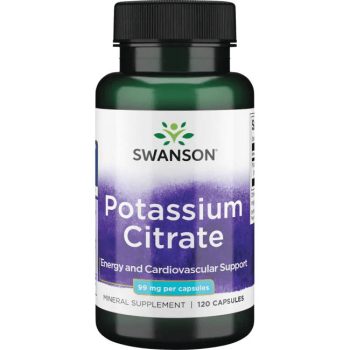   Swanson Potassium Citrate (Kálium citrát ) 99mg 120 kapszula