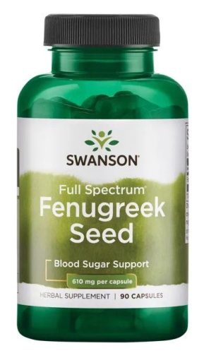 Swanson Fenugreek Seed (Görögszénamag) 610mg 60 kapszula