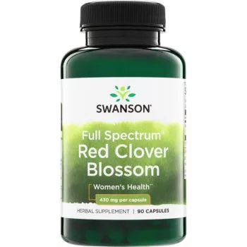   Swanson Red Clover Blossom 430mg 90 kapszula Vöröshere virág