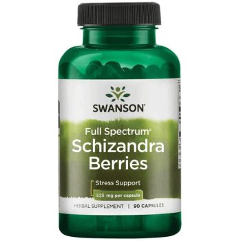   Swanson Schizandra berries 525mg 90db kapszula Életbogyó, Kínai kúszómagnólia