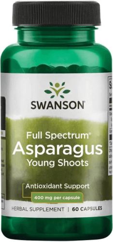 Swanson Asparagus 400mg full spectrum spárgacsíra kivonat 60 kapszula