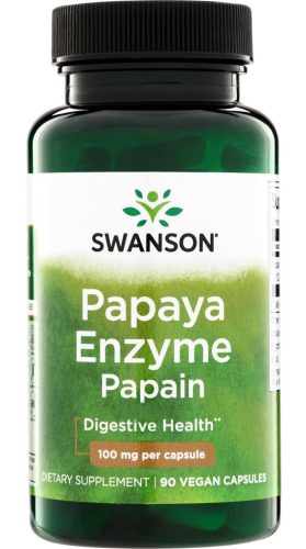 Swanson Papaya Enzim Papain 100mg 60 kapszula