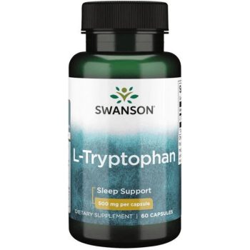 Swanson L-Tryptophan 500mg 60 kapszula (az 5HTP előanyaga)