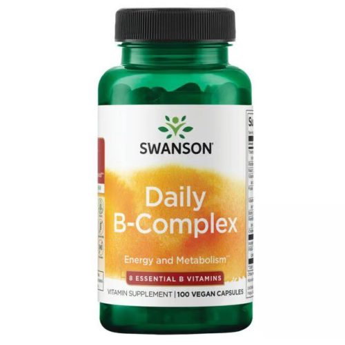 Swanson Daily B-Complex 100 kapszula 8 féle B vitamin napi adagja