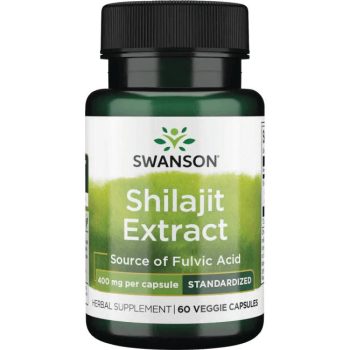   Swanson Shilajit Extract (kivonat) 400mg 60 növényi kapszula