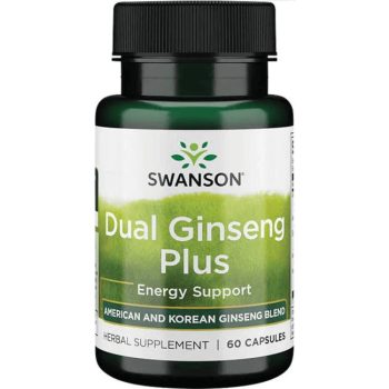 Swanson Dual Ginseng Plus 60 kapszula