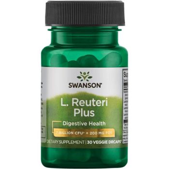   Swanson Lactobacillus Reuteri Plus 30 kapsz (3 féle Probiotikum + Prebiotikum)