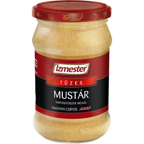 Ízmester Mustár Tüzes 288 gr.