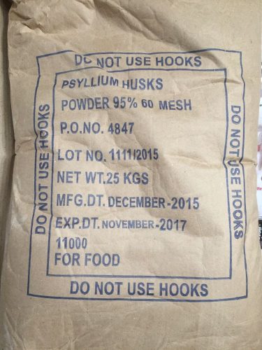 Paleolit Útifű maghéj liszt 25kg lédig Psyllium Husk 95% 60 mesh