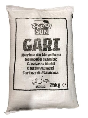 Tropical Sun Cassava dara GARI 25kg lédig