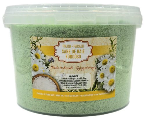 Fürdősó Gyógynövényes 5kg vödrös Parajdi