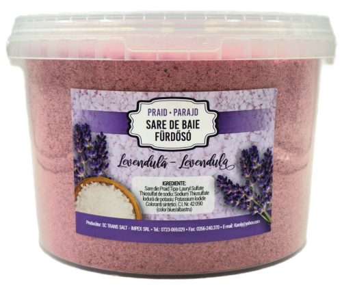 Fürdősó Levendulás 5kg vödrös Parajdi