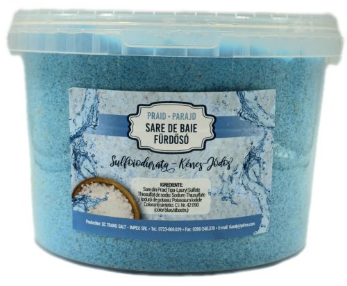 Fürdősó Kénes-Jódos 5kg vödrös Parajdi