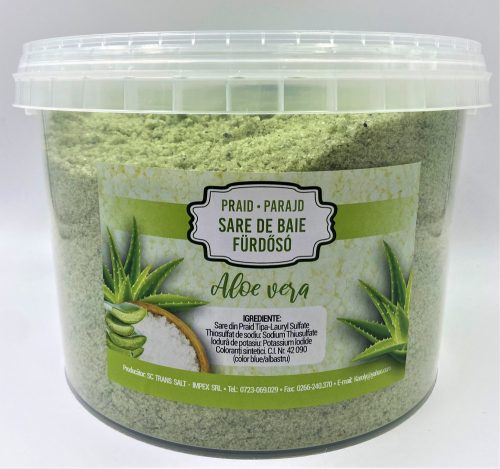 Fürdősó Aloe-Verás 5kg vödrös Parajdi