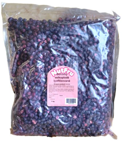 Paleolit Liofilizált kék áfonya 1kg szemek lédig Blueberries