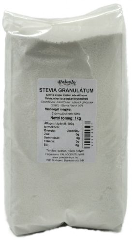 Paleolit Stevia granulátum 1kg lédig extract Reb-A 98%