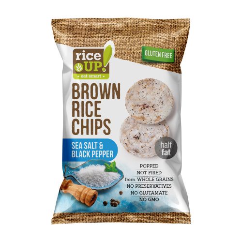 Rice Up Chips tengeri sós és borsos 60g