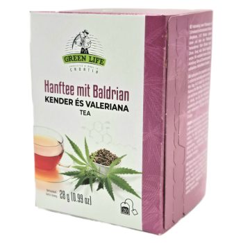   Green Life Kender és valeriana tea 20 filter Hemp Tea with Valerian Root