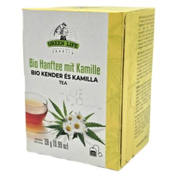   Green Life BIO Kender és kamilla tea 20 filter Organic Hemp Tea with Chamomile