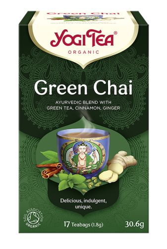 BIO Zöld chai tea 17x1,8g Yogi Green Chai