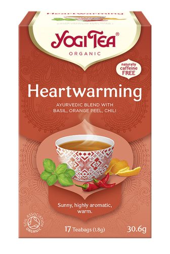 BIO Szívmelengető (Életöröm) tea 17x1,8g Yogi Heartwarming