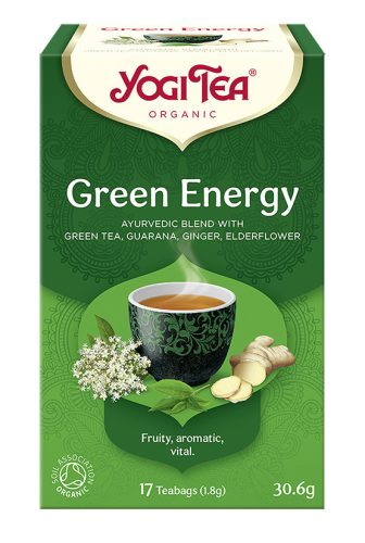 BIO Zöld tea energizáló 17x1,8g Yogi Green Energy