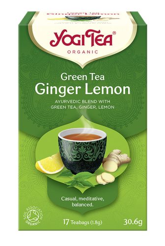 BIO Zöld tea gyömbérrel, citrommal Yogi Green Tea Ginger Lemon