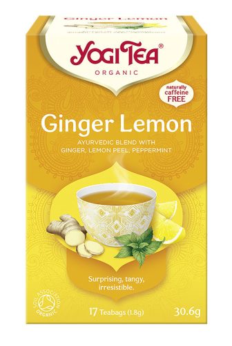BIO Citromos gyömbér tea 17x1,8g Yogi Ginger Lemon