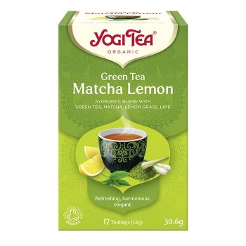   BIO Zöld tea matcha-citrom 17x1,8g Yogi Green Tea Matcha Lemon