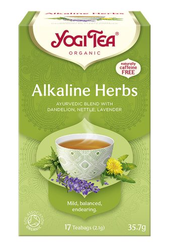 BIO Lúgosító tea 17x2g Yogi Alkaline Herbs