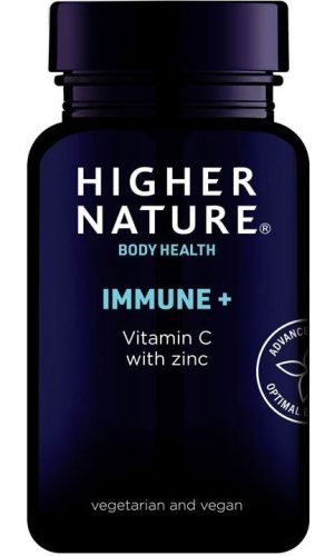 Immune+ C-vitaminnal és cinkkel, 90 db Higher Nature