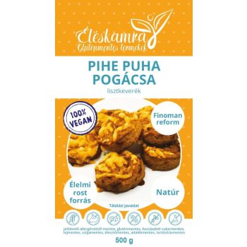 Éléskamra Vegán Pihe Puha Pogácsa 500g lisztkeverék