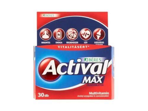 Béres Actival Max Multivitamin 30db filmtabletta
