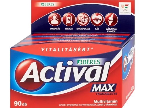 Béres Actival Max Multivitamin 90db filmtabletta
