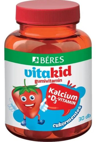 Béres Vitakid Kalcium+D3 gumivitamin 30db gumitabletta