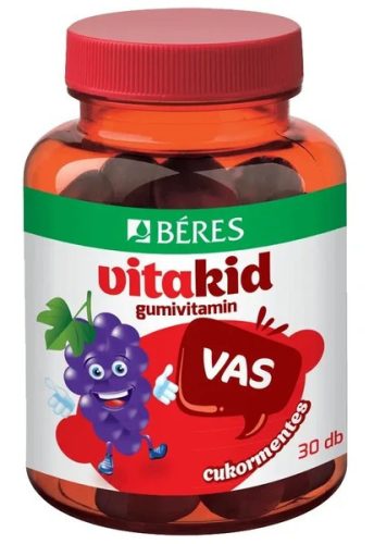 Béres Vitakid Vas gumivitamin 30db gumitabletta