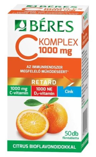 Béres C Komplex 1000mg Retard 50db filmtabletta
