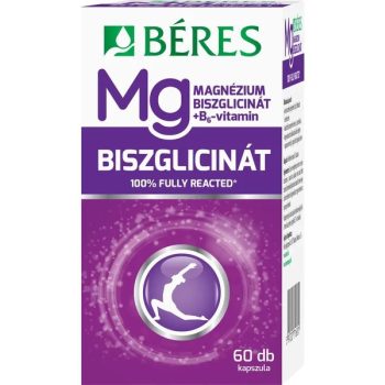 Béres Magnézium biszglicinát + B6- vitamin 60db kapszula