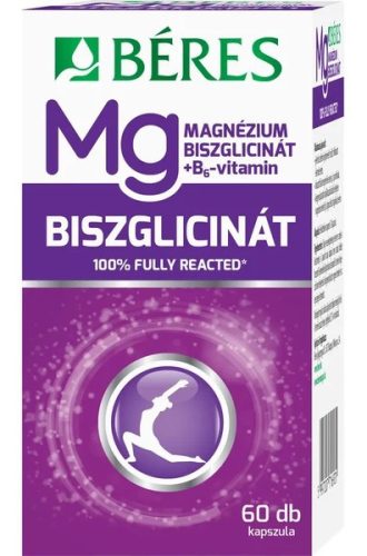 Béres Magnézium biszglicinát + B6- vitamin 60db kapszula