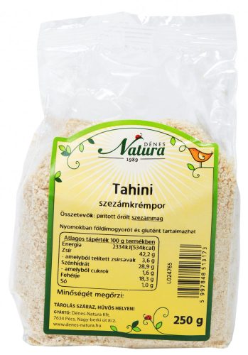 Tahini szezámkrémpor 250g Natura