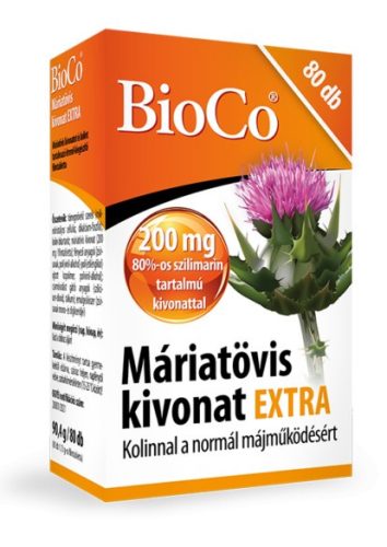 BioCo Máriatövis extra 200mg 80db filmtabletta