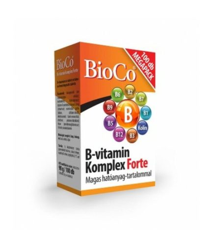 BioCo B-vitamin komplex Forte 100db tabletta